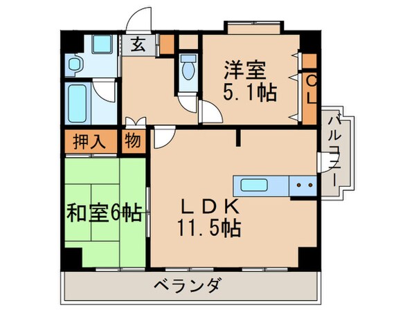 グレース川口の物件間取画像